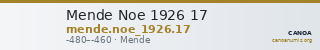 Mende Noe 1926 17 — CANOA