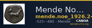Mende Noe 1926 2-4 and 5-16 — CANOA