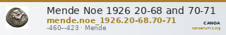 Mende Noe 1926 20-68 and 70-71 — CANOA