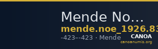 Mende Noe 1926 83 — CANOA