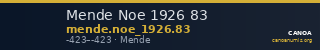 Mende Noe 1926 83 — CANOA