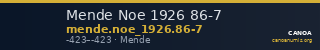 Mende Noe 1926 86-7 — CANOA