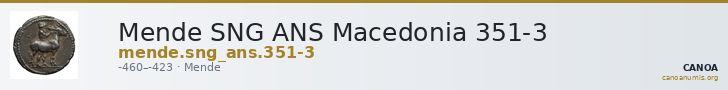 Mende SNG ANS Macedonia 351-3 — CANOA