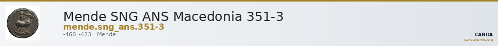 Mende SNG ANS Macedonia 351-3 — CANOA