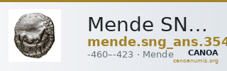 Mende SNG ANS Macedonia 353-8 — CANOA