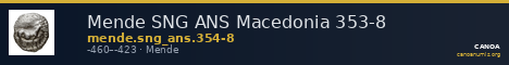 Mende SNG ANS Macedonia 353-8 — CANOA