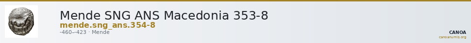 Mende SNG ANS Macedonia 353-8 — CANOA