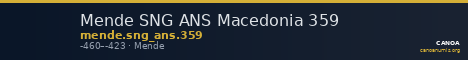 Mende SNG ANS Macedonia 359 — CANOA
