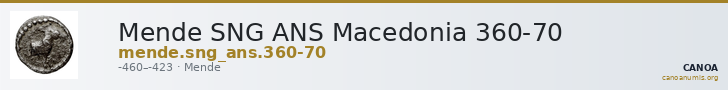 Mende SNG ANS Macedonia 360-70 — CANOA