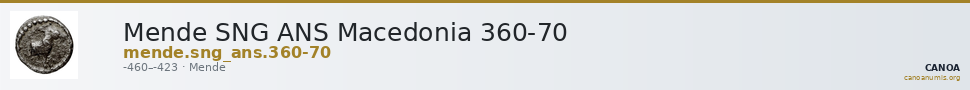 Mende SNG ANS Macedonia 360-70 — CANOA