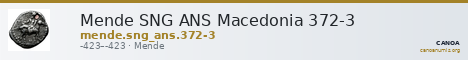 Mende SNG ANS Macedonia 372-3 — CANOA