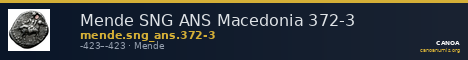 Mende SNG ANS Macedonia 372-3 — CANOA