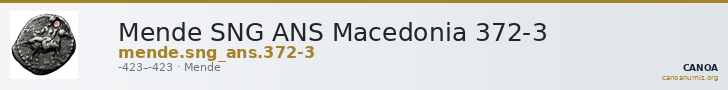 Mende SNG ANS Macedonia 372-3 — CANOA