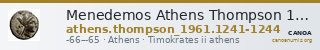 Menedemos Athens Thompson 1961 1241-1244 — CANOA