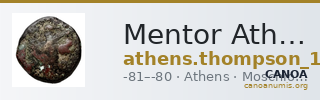 Mentor Athens Thompson 1961 1165-1172 — CANOA