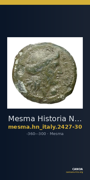 Mesma Historia Numorum Italy 2427-30 — CANOA
