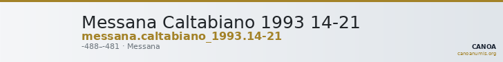 Messana Caltabiano 1993 14-21 — CANOA