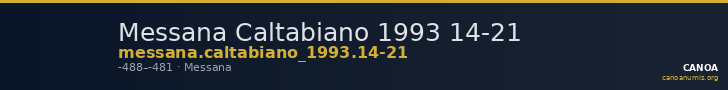 Messana Caltabiano 1993 14-21 — CANOA
