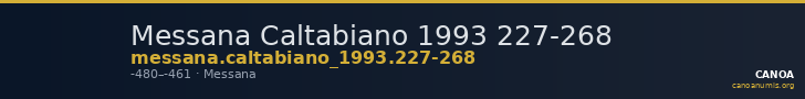 Messana Caltabiano 1993 227-268 — CANOA