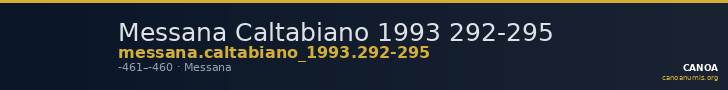Messana Caltabiano 1993 292-295 — CANOA