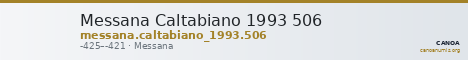 Messana Caltabiano 1993 506 — CANOA