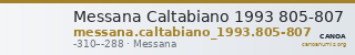 Messana Caltabiano 1993 805-807 — CANOA