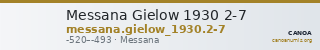 Messana Gielow 1930 2-7 — CANOA
