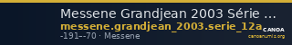 Messene Grandjean 2003 Série XIIα — CANOA