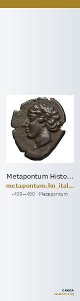 Metapontum Historia Numorum Italy 1510-14 — CANOA