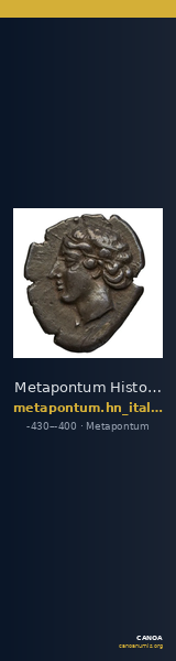 Metapontum Historia Numorum Italy 1510-14 — CANOA
