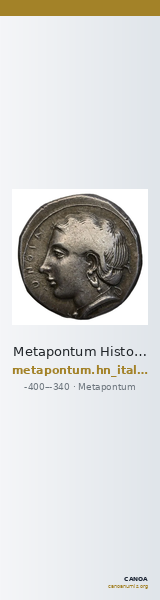 Metapontum Historia Numorum Italy 1515-22 — CANOA