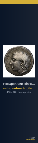 Metapontum Historia Numorum Italy 1515-22 — CANOA