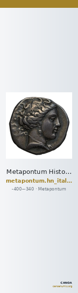 Metapontum Historia Numorum Italy 1528-30 — CANOA