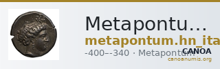 Metapontum Historia Numorum Italy 1535-51 — CANOA
