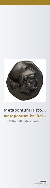 Metapontum Historia Numorum Italy 1552-3 — CANOA