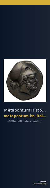 Metapontum Historia Numorum Italy 1552-3 — CANOA