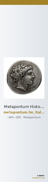 Metapontum Historia Numorum Italy 1568-72 — CANOA