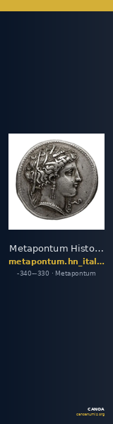 Metapontum Historia Numorum Italy 1568-72 — CANOA
