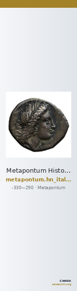 Metapontum Historia Numorum Italy 1580-3 — CANOA