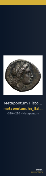 Metapontum Historia Numorum Italy 1580-3 — CANOA