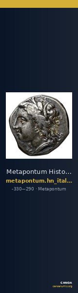 Metapontum Historia Numorum Italy 1585-93 — CANOA