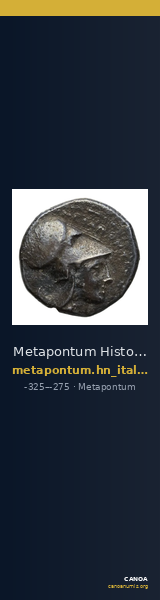 Metapontum Historia Numorum Italy 1596 — CANOA
