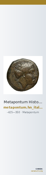 Metapontum Historia Numorum Italy 1642 — CANOA