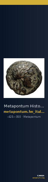 Metapontum Historia Numorum Italy 1652 — CANOA