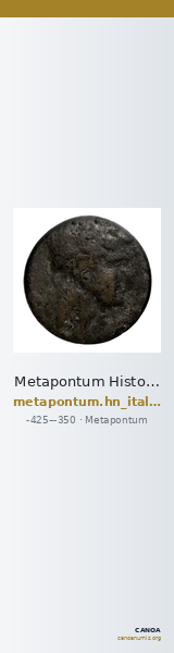 Metapontum Historia Numorum Italy 1654-6 — CANOA