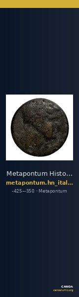 Metapontum Historia Numorum Italy 1654-6 — CANOA