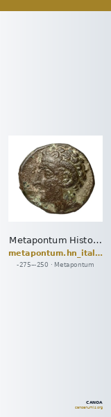 Metapontum Historia Numorum Italy 1687 — CANOA