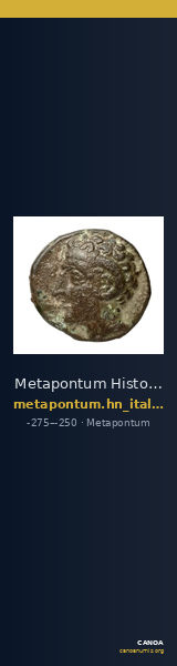 Metapontum Historia Numorum Italy 1687 — CANOA