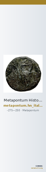 Metapontum Historia Numorum Italy 1688 — CANOA