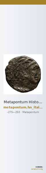Metapontum Historia Numorum Italy 1690 — CANOA